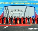 Hà Nội: Chính thức thông xe đường 5 kéo dài và cầu Đông Trù